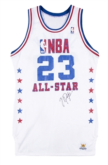 1988 Michael Jordan Game Issued & Signed All-Star Jersey (Sports Investors Authentication & Beckett)